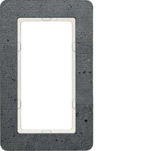 Berker 13096020 Rahmen mit großem Ausschnitt, Q.7, grau, Beton strukturiert Mesch Shop Berker 13096020 Rahmen mit großem Ausschnitt, Q.7, grau, Beton strukturiert Mesch Shop